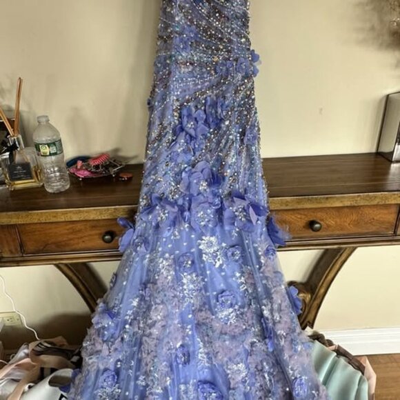 Mac Duggal Couture Cassandra Stone lavender pageant & prom gown - Size 2/4 - Picture 2 of 5